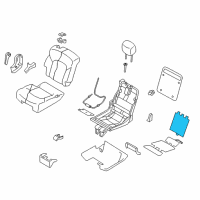 OEM 2018 Infiniti QX80 Heater Unit Assy-Rear Seat Back Diagram - 88635-1LA0A
