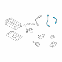 OEM Hyundai Entourage Sensor Assembly-Oxygen, Rear(LH) Diagram - 39210-3C400