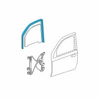 OEM Chevrolet Trailblazer EXT Run Channel Diagram - 15857606