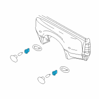 OEM 2003 Ford F-250 Super Duty Socket Diagram - F8RZ-13K371-AA