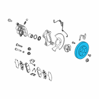 OEM 2021 Buick Enclave Rotor Diagram - 13536149