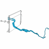 OEM 2018 Chrysler 300 HOSE/TUBE-Transmission Oil Cooler Diagram - 55111280AF