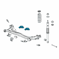 OEM 2013 Honda CR-Z Rubber, Rear Spring Mounting (Lower) Diagram - 52748-TF0-020
