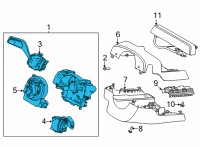 OEM Ford Mustang Mach-E Control Module Diagram - LB5Z-3F791-DA