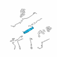 OEM 2007 Mercury Mountaineer Vapor Canister Diagram - 7L2Z-9D653-B