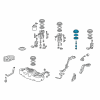 OEM 2014 Honda CR-Z Regulator Assembly, Pressure Diagram - 17052-SZT-L00