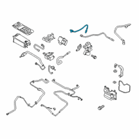 OEM Ford Police Responder Hybrid Upper Oxygen Sensor Diagram - DS7Z-9F472-A