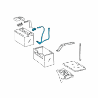 OEM Toyota Camry Negative Cable Diagram - 82123-06040