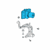 OEM 2019 Toyota RAV4 Actuator Assembly Diagram - 44050-0R230