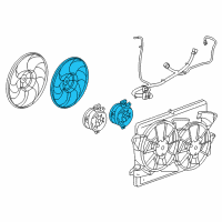 OEM Buick Fan Blade Diagram - 13269461