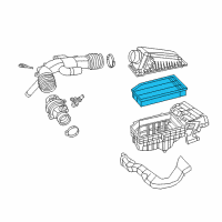 OEM 2018 Jeep Wrangler Filter-Air Diagram - 68257030AA