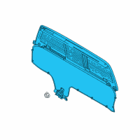 OEM Nissan Glass-Back Window Diagram - 79700-EZ20D