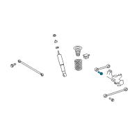 OEM 2021 Toyota 4Runner Upper Control Arm Bolt Diagram - 90105-12340