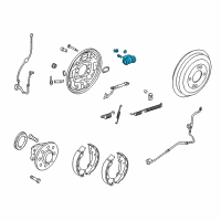 OEM Kia Rio Cylinder Assembly-Wheel Diagram - 58330F9000