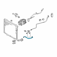 OEM Chrysler Crossfire Line-CONDENSER To RECEIVER/DRIER Diagram - 5099059AA