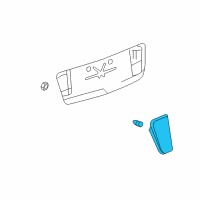 OEM 2008 Cadillac STS Back Up Lamp Diagram - 10377141