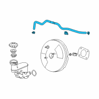 OEM 2019 Acura TLX Tube Assembly, Master Power Diagram - 46402-TZ7-A01