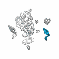 OEM 2021 Ford Explorer Evaporator Core Diagram - L1MZ-19860-DA