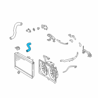 OEM 2005 Lexus LS430 Hose, Radiator, NO.1 Diagram - 16571-50180