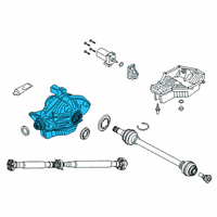 OEM 2020 BMW X4 FINAL DRIVE WITH DIFFERENTIA Diagram - 33-10-8-047-172