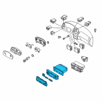 OEM Nissan Pathfinder Control Assembly Diagram - 27500-2W600