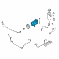 OEM 2010 BMW X5 Tandem Pump Diagram - 32-41-6-783-793