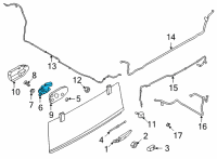 OEM 2021 Ford Bronco MOTOR ASY - WIPER Diagram - M2DZ-17508-A