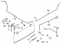 OEM Ford Bronco BLADE ASY - WIPER Diagram - M2DZ-17528-B