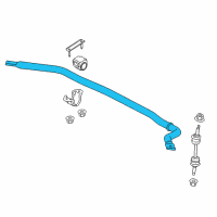 OEM 2020 Ford F-150 Stabilizer Bar Diagram - HL3Z-5482-A