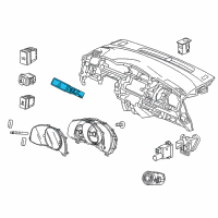 OEM 2020 Honda Fit Switch Assembly, Hazard Diagram - 35510-T7A-J01