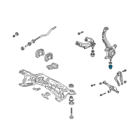 OEM Honda Accord Boot, Ball Dust (Lower) Diagram - 51225-S84-A01