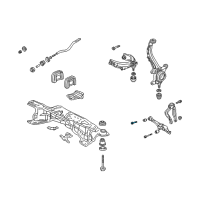 OEM 1996 Acura TL Bolt, Front Arm (Lower) (12X84) Diagram - 90118-S0A-000