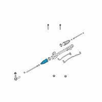 OEM Mercury Boot Diagram - 5F9Z-3K661-AA