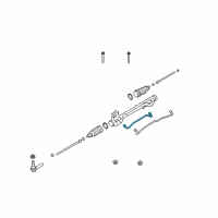 OEM Mercury Connector Tube Diagram - 5F9Z-3A717-AA