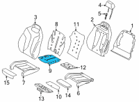 OEM 2022 BMW M850i xDrive Gran Coupe HEATER ELEMENT, COMFORT SEAT Diagram - 52-10-7-459-824