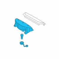 OEM 2004 Kia Spectra Lamp Assembly-High Mounted Stop Diagram - 927002F010