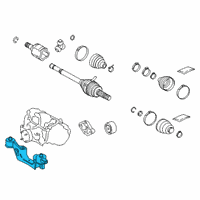 OEM Toyota Front Support Diagram - 52380-0R070