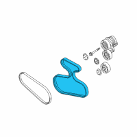 OEM 2010 BMW X5 Ribbed V-Belt Diagram - 11-28-7-557-257