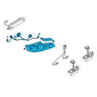 OEM 2003 Infiniti G35 Lamp Assembly-Rear Combination, RH Diagram - 26550-AM825