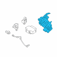 OEM 2018 Hyundai Sonata Clock Spring Contact Assembly Diagram - 93490-C1520