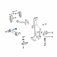 OEM 2009 Lexus LS460 Cam Assy, Camber Adjust Diagram - 48190-50060