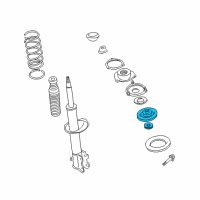 OEM Infiniti QX4 Seat Assy-Front Spring, Upper Diagram - 54040-0W000