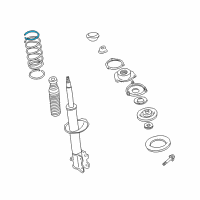 OEM 2001 Infiniti QX4 Seat-Rubber, Front Spring Diagram - 54034-0W020