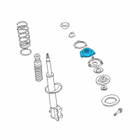 OEM Infiniti QX4 INSULATOR Assembly-STRUT Mounting Diagram - 54320-0W000