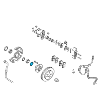 OEM 2003 Kia Rio Seal-Oil, Out Diagram - MB09233067