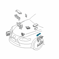 OEM 2016 Lexus IS300 Block Assembly, Relay Diagram - 82660-30C70