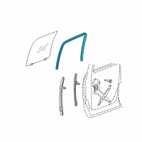 OEM Dodge Ram 3500 Seal-Door Diagram - 55277026AD