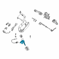 OEM BMW 323Ci Ignition Lock Cylinder Diagram - 32321094665