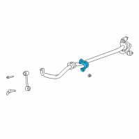 OEM 2007 Jeep Liberty RETAINER-SWAY Bar Diagram - 52088631AA