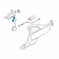 OEM 2004 BMW M3 Hinge Diagram - 51-17-2-695-527